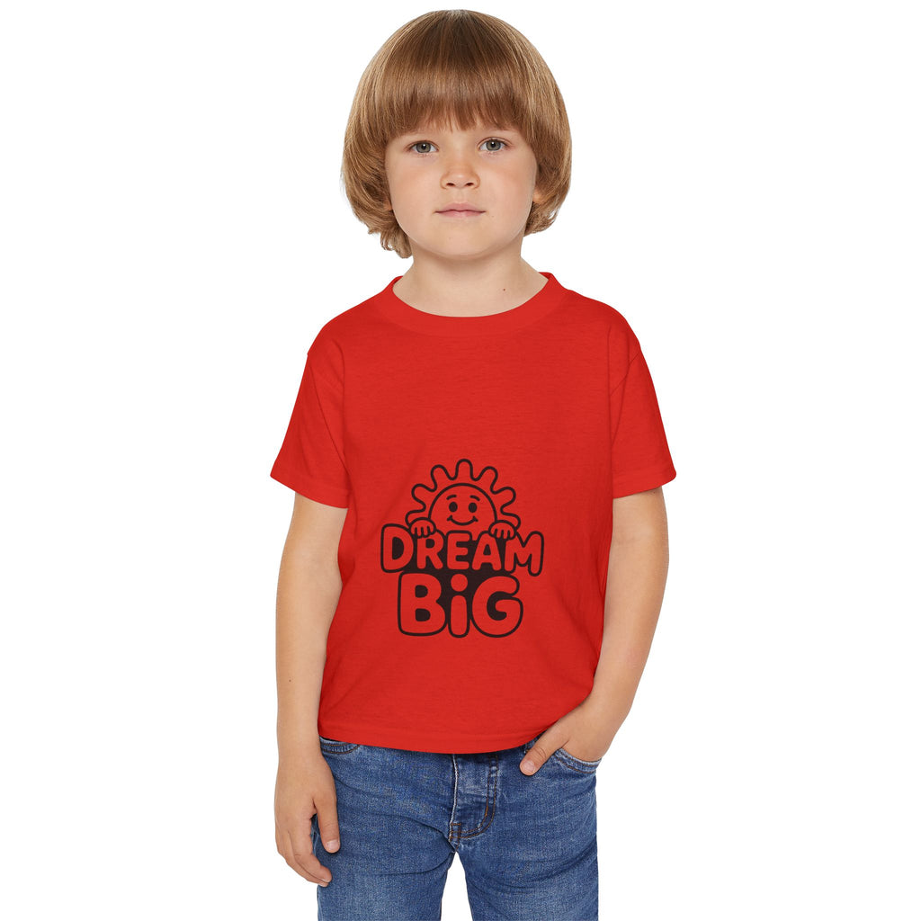Dream Big Toddler T-Shirt | Inspirational Kids Tee, Cute Toddler Wear, Birthday Gift, Playtime Outfit, Motivational Apparel