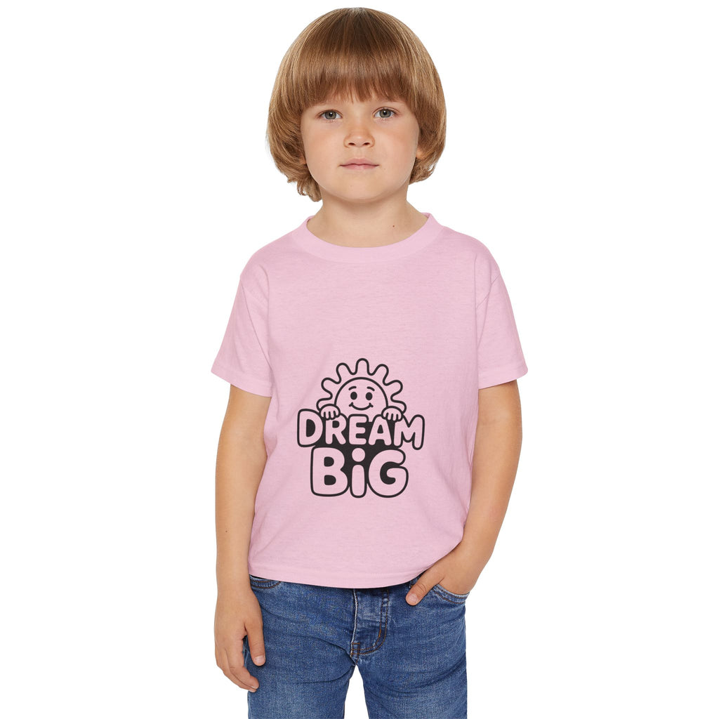 Dream Big Toddler T-Shirt | Inspirational Kids Tee, Cute Toddler Wear, Birthday Gift, Playtime Outfit, Motivational Apparel