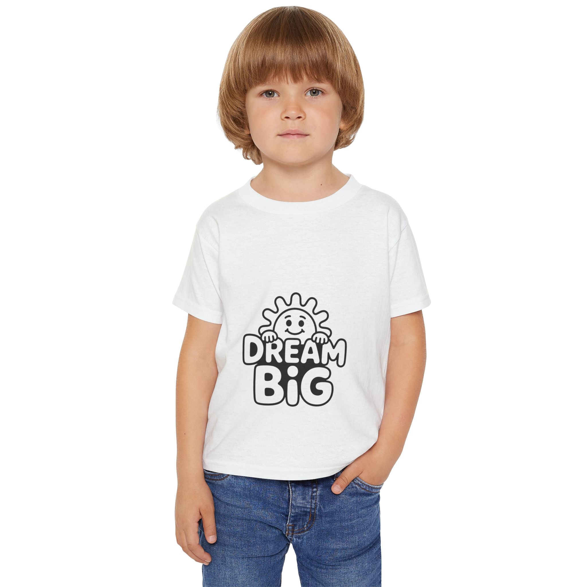 Dream Big Toddler T-Shirt | Inspirational Kids Tee, Cute Toddler Wear, Birthday Gift, Playtime Outfit, Motivational Apparel